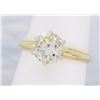 Image 7 : 14K Yellow Gold 1.28ct Light Chocolate Diamond Ring