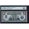 Image 1 : 1899 $2 Washington Silver Certificate PMG 65EPQ