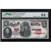 Image 1 : 1907 $5 Legal Tender Note PCBLIC Error 64EPQ