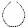 Image 1 : 14KT White Gold 10.19ctw Ruby and Diamond Necklace