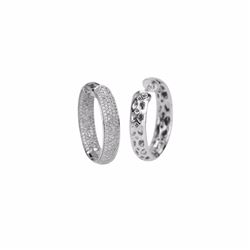 14KT White Gold 1.53ctw Diamond Earrings