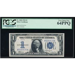 1934 $1 Silver Certificate PCGS 64PPQ