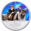 Image 1 : 2016 $2 Disney Frozen Kristoff and Sven Niue Silver Coin