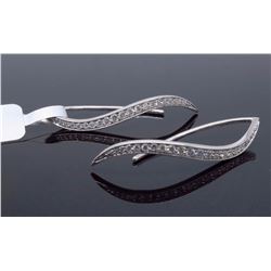 14KT White Gold 0.45ctw Diamond Earrings