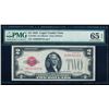 Image 1 : 1928 $2 Legal Tender Note PMG 65EPQ