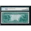 Image 2 : 1914 $5 New York Federal Reserve Bank Note PMG 65EPQ