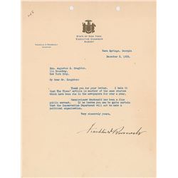 Franklin D. Roosevelt