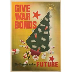 WWII 'Give War Bonds' Poster