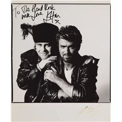 Elton John and George Michael