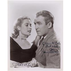 Grace Kelly and James Stewart