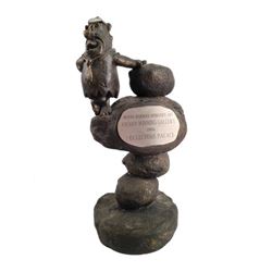 Fred Flintstone Hanna-Barbera Porcelain Statue