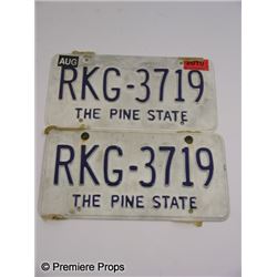 The Beaver Porter (Anton Yelchin) License Plates Movie Props