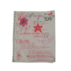 Beautiful Creatures Hero Notebook Movie Props