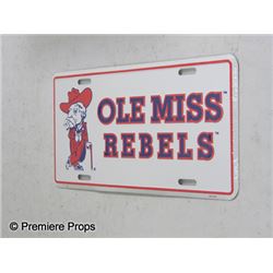 The Blind Side Ole Miss License Plate Movie Props
