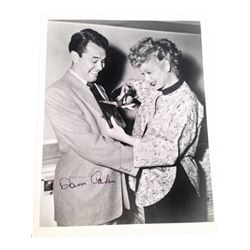 Dann Cahn w/ Lucille Ball Signed Photo