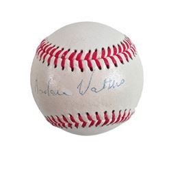 Barbara Walters Signed Baseball