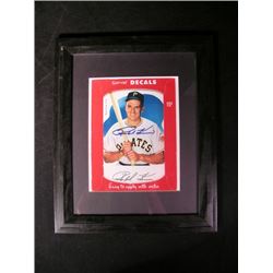 Pittsburgh Pirates Ralph Kiner Framed, Signed Photo