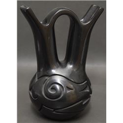 SANTA CLARA POTTERY VASE (TAFOYA)