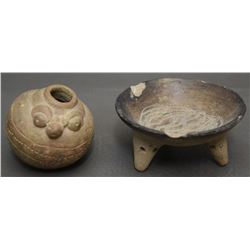 PRE-COLUMBIAN POTTERY ITEMS