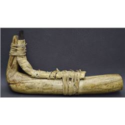 PLAINS ELK ANTLER SCRAPER