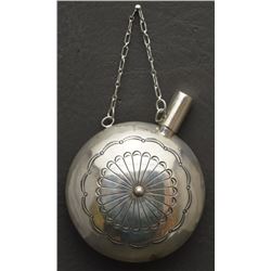 NAVAJO SILVER CANTEEN