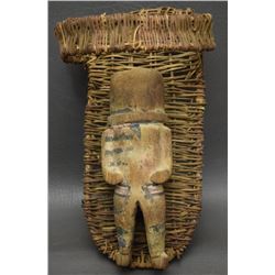 HOPI KACHINA AND CRADLE