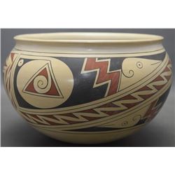 MATA ORTIZ POTTERY BOWL (VILLALBA)