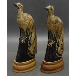 MEXICAN HORN SCULPTURES