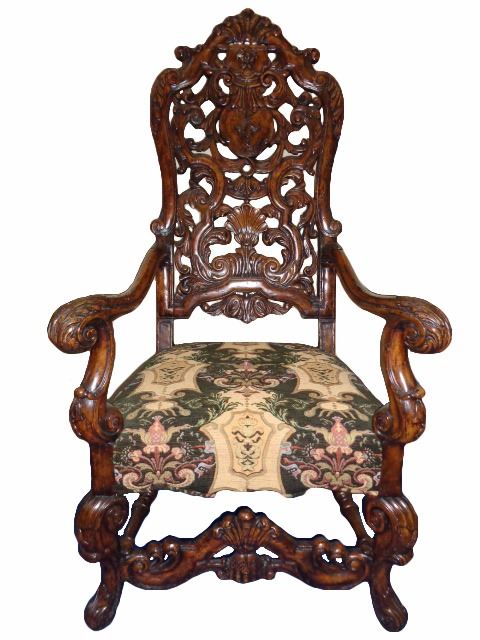 Carved Italian Chair Los Angeles