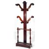 Image 1 : Victorian mahogany hall tree with a drip t…