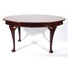 Image 1 : Oval mahogany wind out dining table and tw…