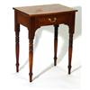 Image 1 : Regency mahogany side table, fitted a frie…