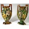 Image 1 : Large pair of Continental Majolica pottery…