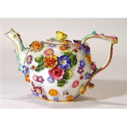 Meissen porcelain teapot with fish spout. …