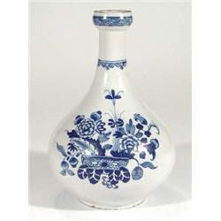 18th century Delft tin glazed pottery vase…