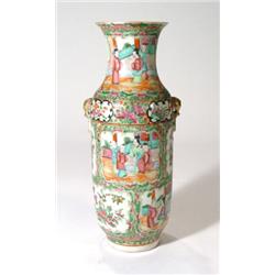 Cantonese porcelain vase, hand enamelled w…