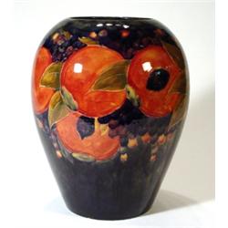 Large Moorcroft pottery vase of ovoid form…