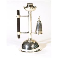 Silver Christopher Dresser Style Candlesti