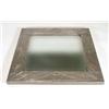 Image 1 : Square Art Nouveau style pewter framed mir…