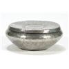 Image 1 : Hugh Wallace hammered pewter bowl and cove…