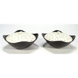 Pair of mid winter fashion shaped tureens …