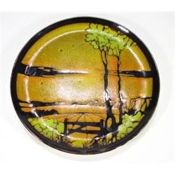 Poole Pottery Aegean plate, decorated in o…