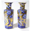 Image 1 : Pair of hexagonal Phoenix ware vases, tran…