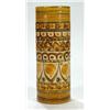 Image 1 : Cylindrical Denby vase, hand painted with …