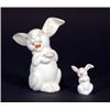 Image 1 : Two graduated Rosenthal laughing rabbits, …