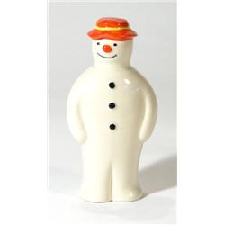 Hand painted Carltonware snowman, marks to…