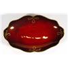 Image 1 : Oval Carltonware Rouge Royale pedestal dis…