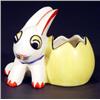 Image 1 : Hand painted Czechoslovakian rabbit posy v…