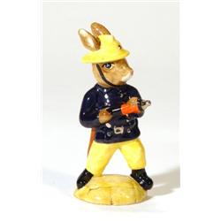 Hand painted Royal Doulton 'Fireman Bunnyk…