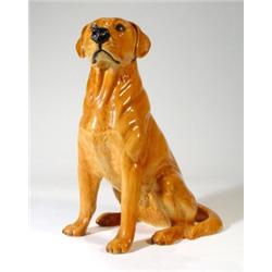 Large Beswick Labrador fireside dog, marks…